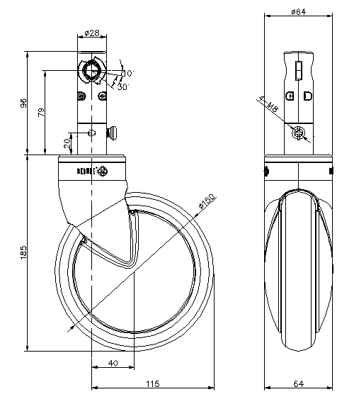 A150C-WG-D28X96-3D-2/30