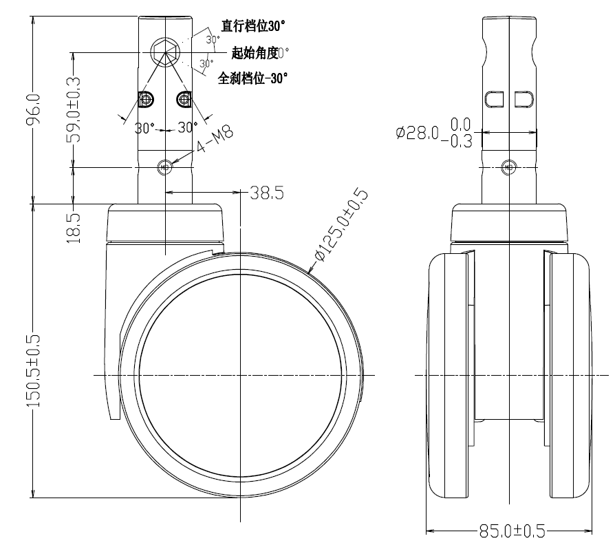 A125C-062-D28X96-3D30